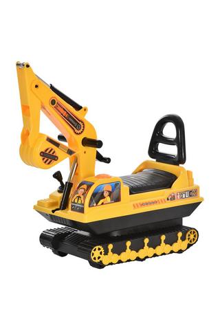 Product Ride On Excavator Toy Tractors Digger Movable Walker Construction 18-48 Months Yellow