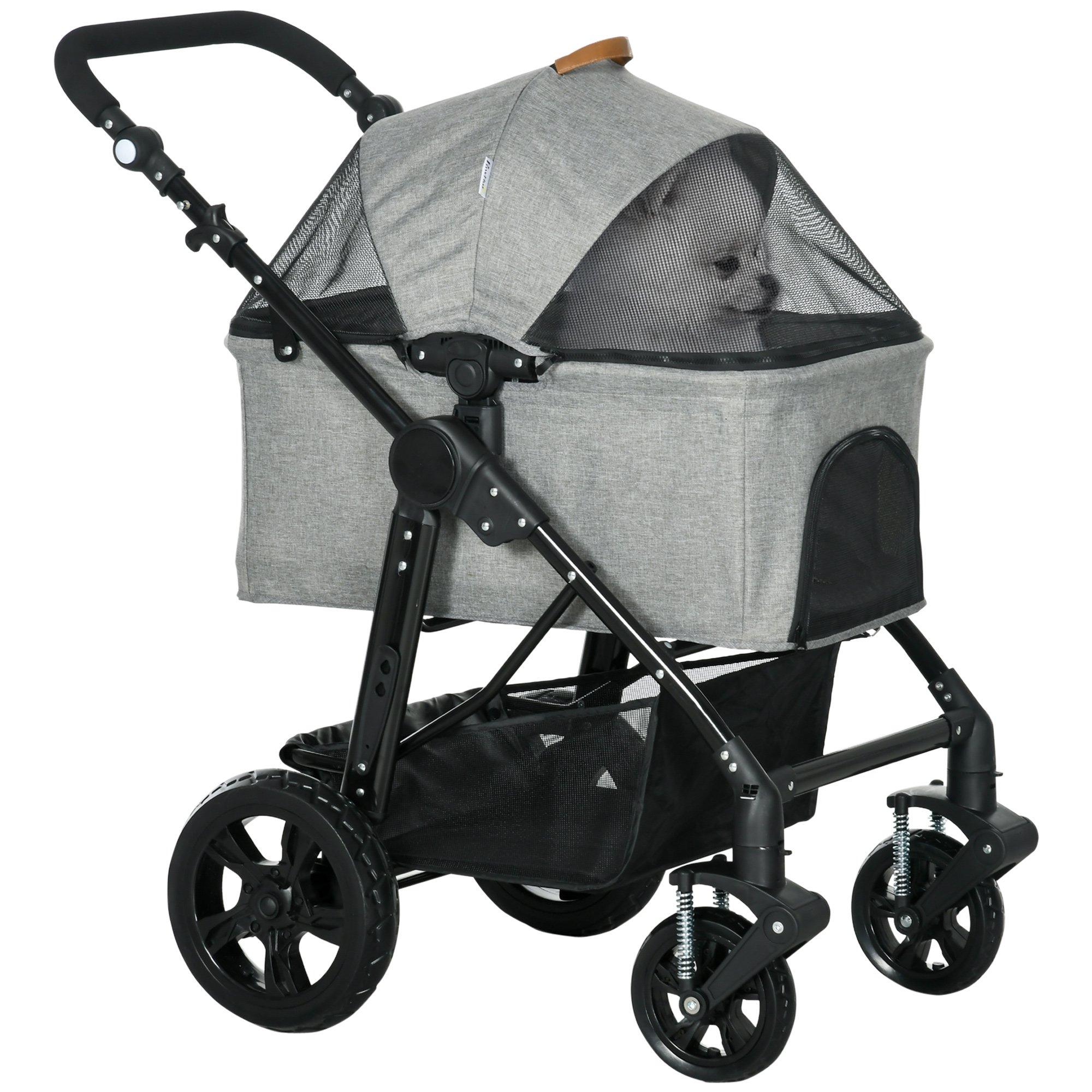 Pet Stroller Foldable Dog Cat Travel Carriage Carrying Bag