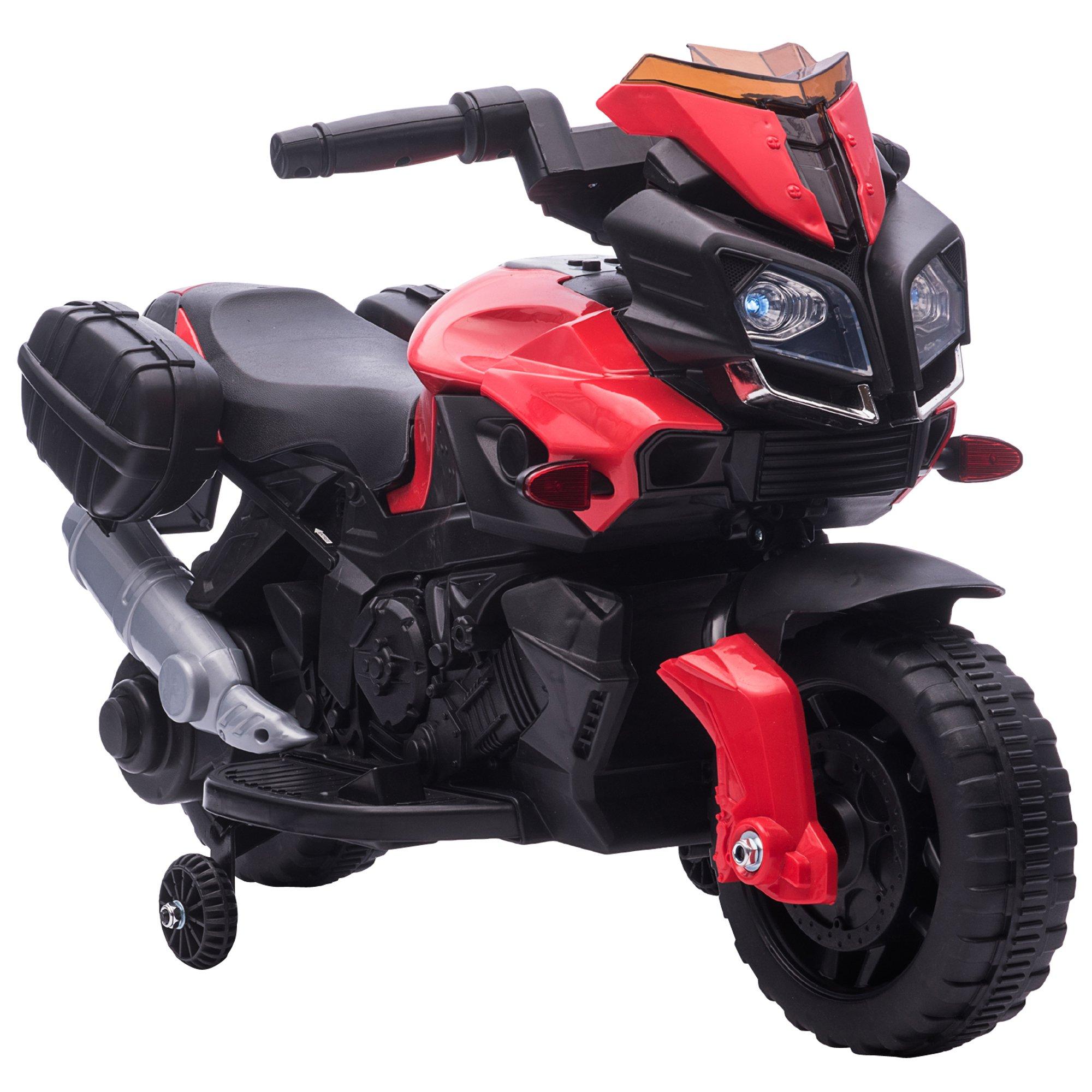 Homcom Kids 6V Electric Pedal Motorcycle Ride-On Toy Red