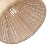 Happy Homewares Traditional Empire Drum Designed Light Brown Rattan Wicker Ceiling Light Shade thumbnail 3