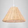 Happy Homewares Traditional Empire Drum Designed Light Brown Rattan Wicker Ceiling Light Shade thumbnail 6