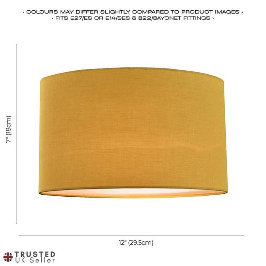 Happy Homewares Contemporary and Stylish Linen Fabric Lamp Shade 6