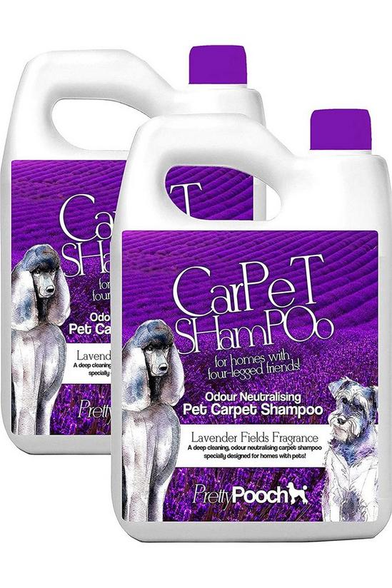 Pretty Pooch Pet Carpet Shampoo Lavender Fragrance Odour Neutralising 2 x 5L 1