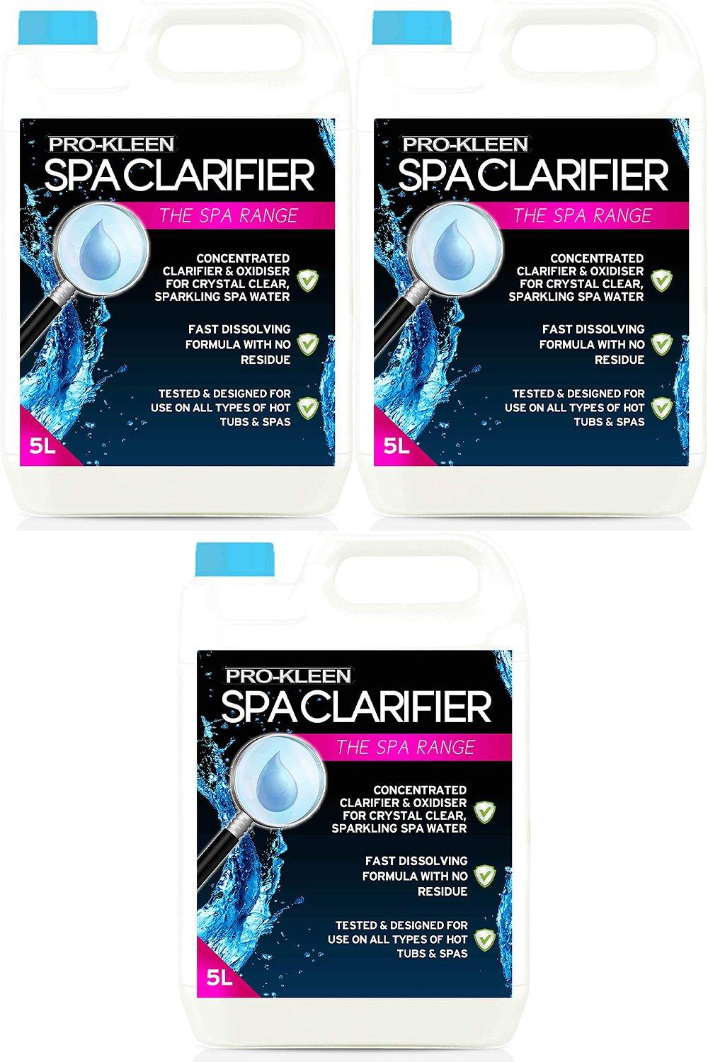 Hot Tub & Spa Water Clarifier Clears Cloudy Dull Looking Water 3 x 5L