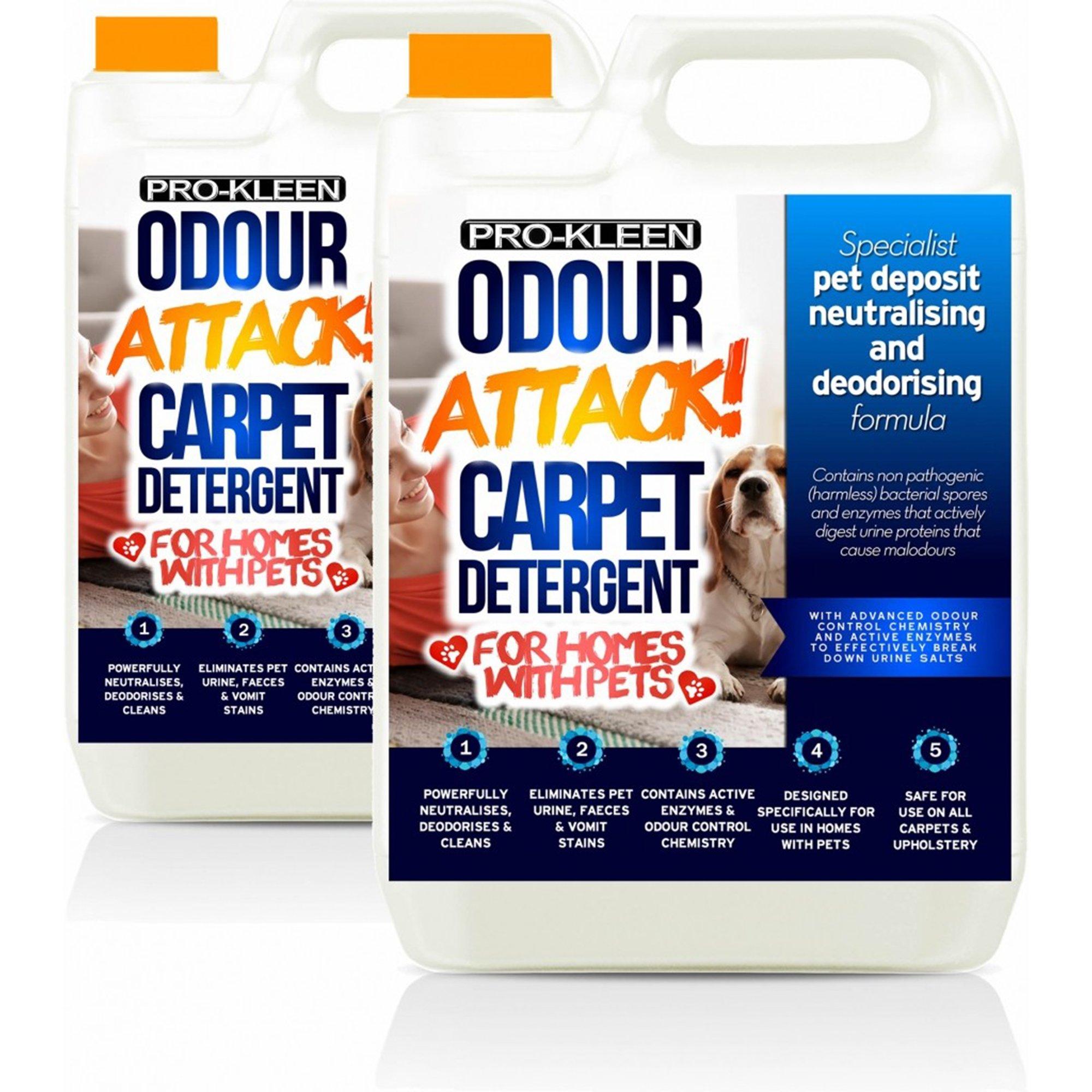 Odour Attack Pet Carpet Cleaner Shampoo - 2 x 5L