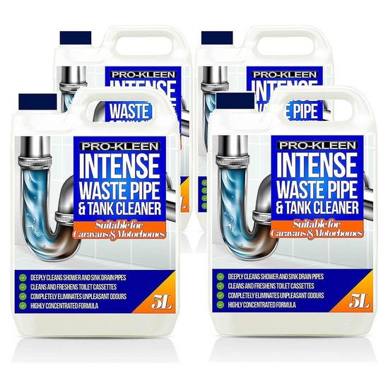 ProKleen Intense Waste Pipe & Tank Cleaner for Caravans & Motorhomes 4 x 5L 1