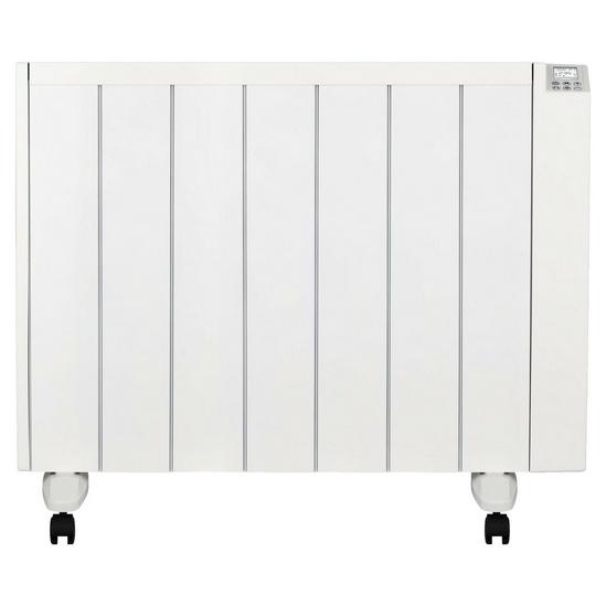 MYLEK Ceramic Electric Panel Heater with 24/7 Digital Timer IP24 Rated 2000W 2