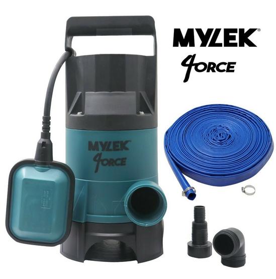 MYLEK Electric Submersible Dirty or Clean Water Pump 750W with 25M Hose 1
