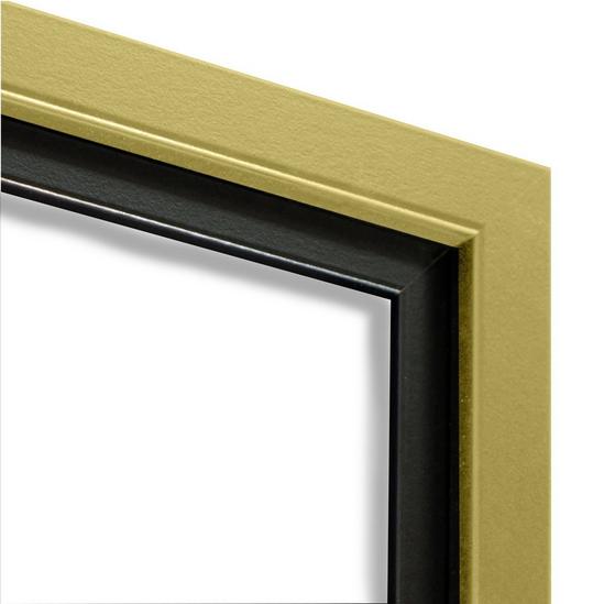 Vivarti Standard Mounted Sports Shirt Display Frame with Gold  Frame and Black Inner Frame 60 x 80cm 5