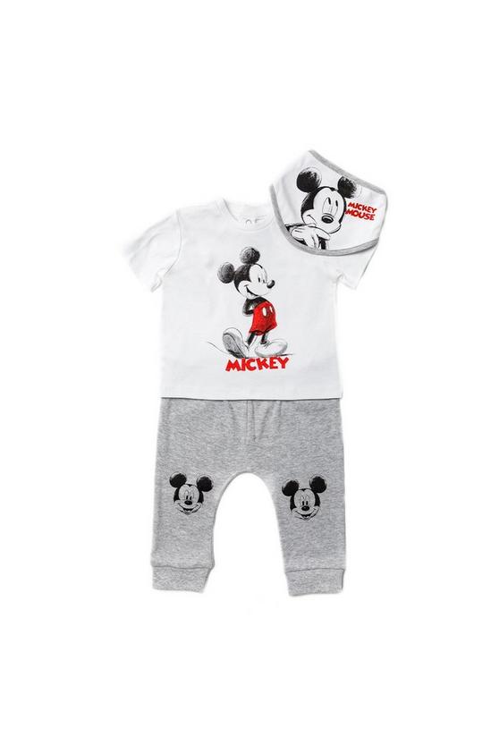 Disney Baby Mickey Mouse Cotton 3-Piece Baby Gift Set 1