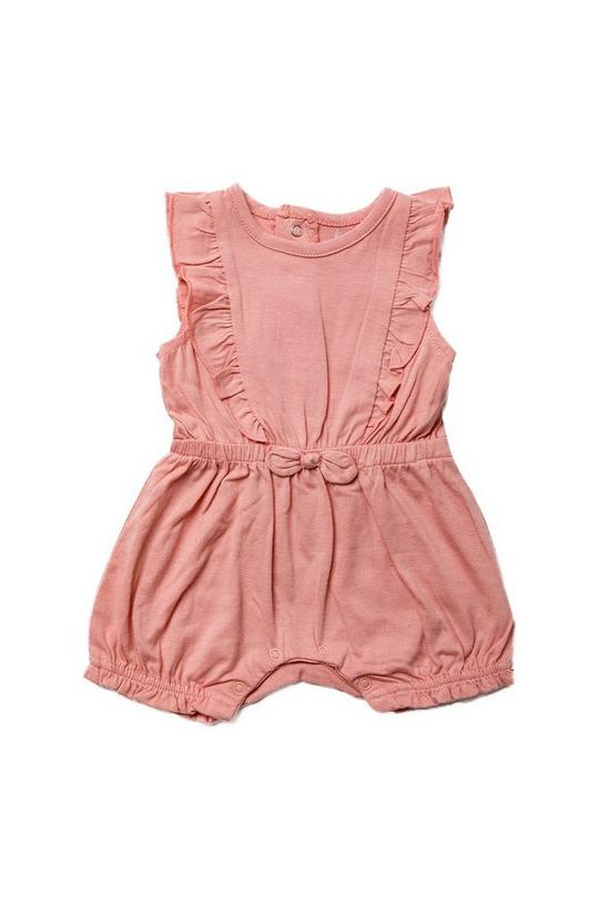 Miss Cotton Frill Sleeved Playsuit 2