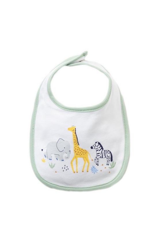 Bonjour Bebe Safari Animal Print Cotton 3-Piece Baby Gift Set 4