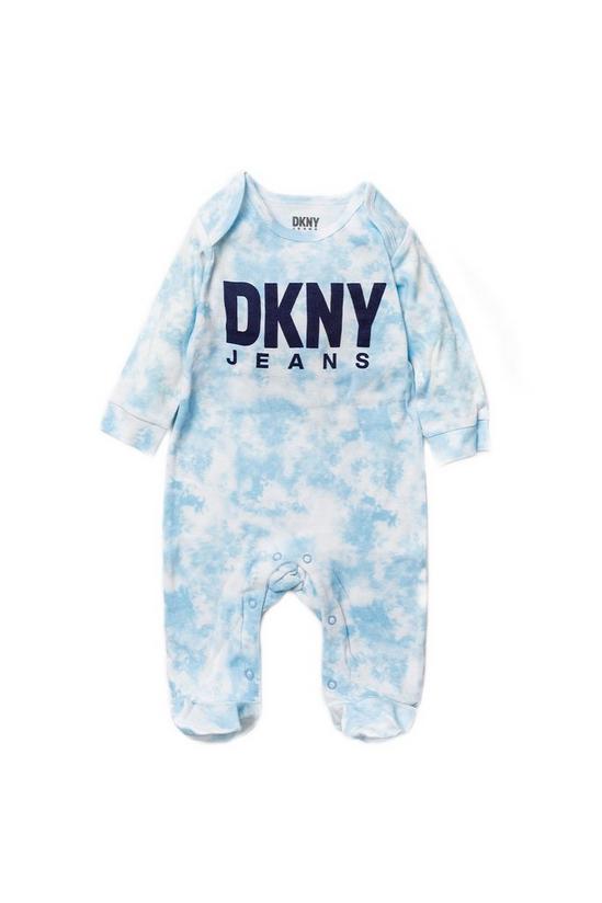 DKNY Jeans Onesie and Hat 2 Piece Gift Set 2