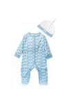 DKNY Jeans Onesie and Hat 2 Piece Gift Set thumbnail 1