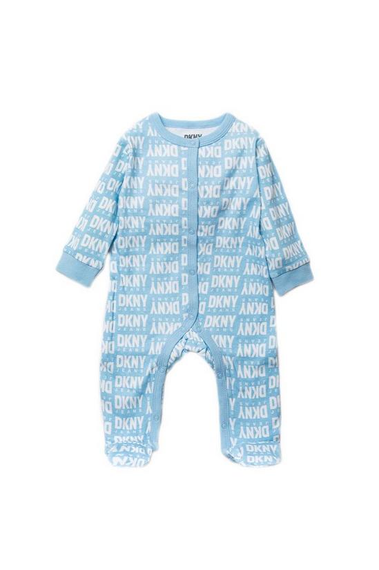 DKNY Jeans Onesie and Hat 2 Piece Gift Set 3