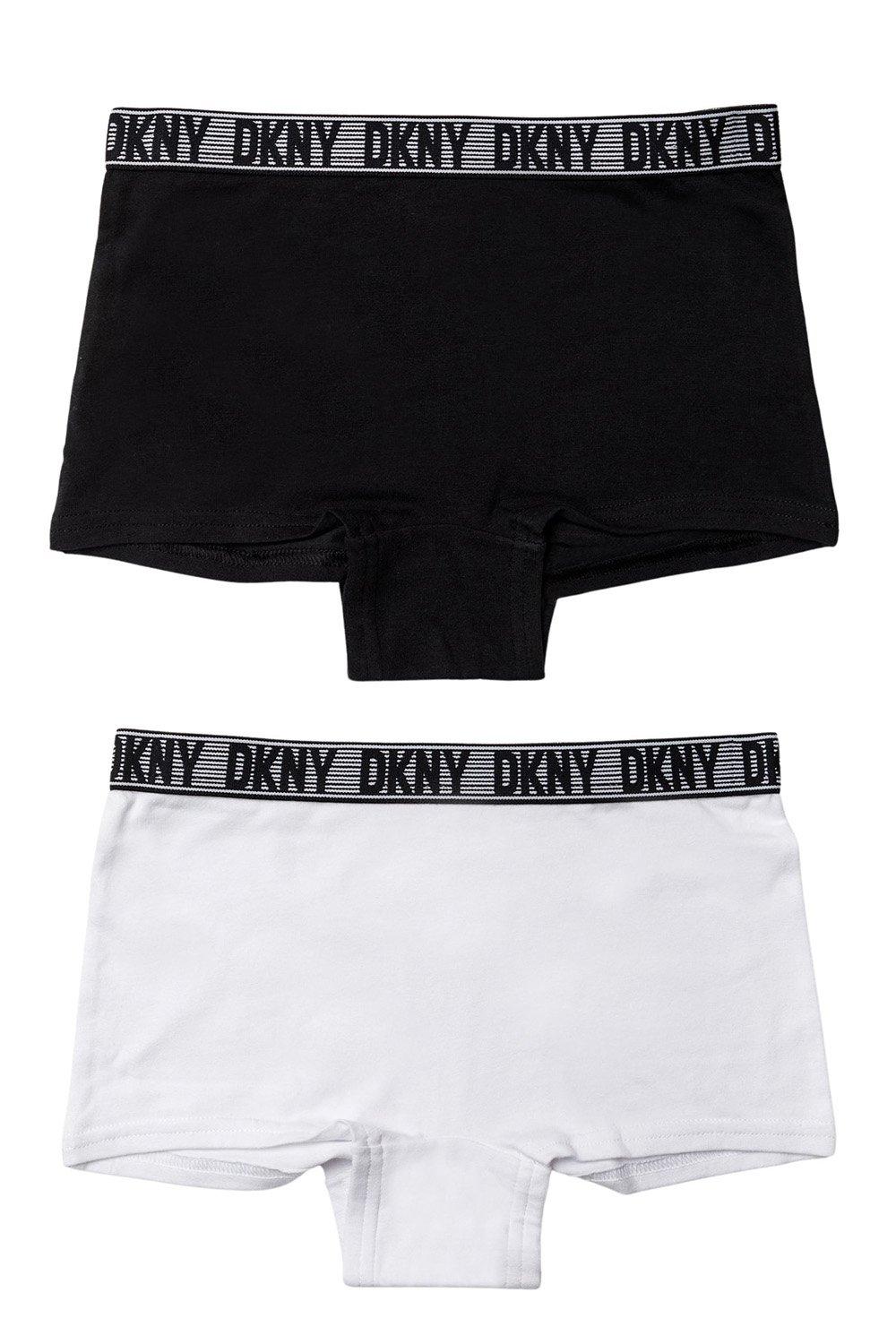 Girls 3 Pack Knickers Set Boy Shorts Briefs Kids Teens Black White Underwear Age 6-14 years