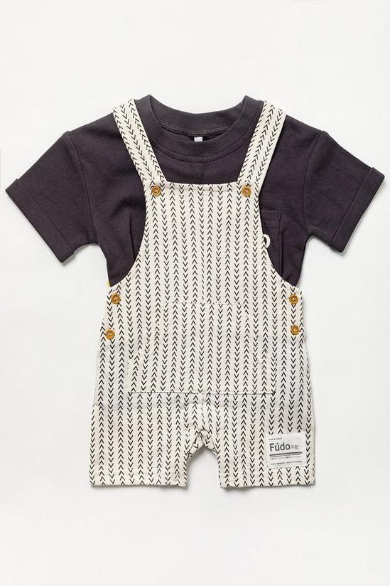 Lily and Jack T-shirt and Dungaree Outfit Set 1