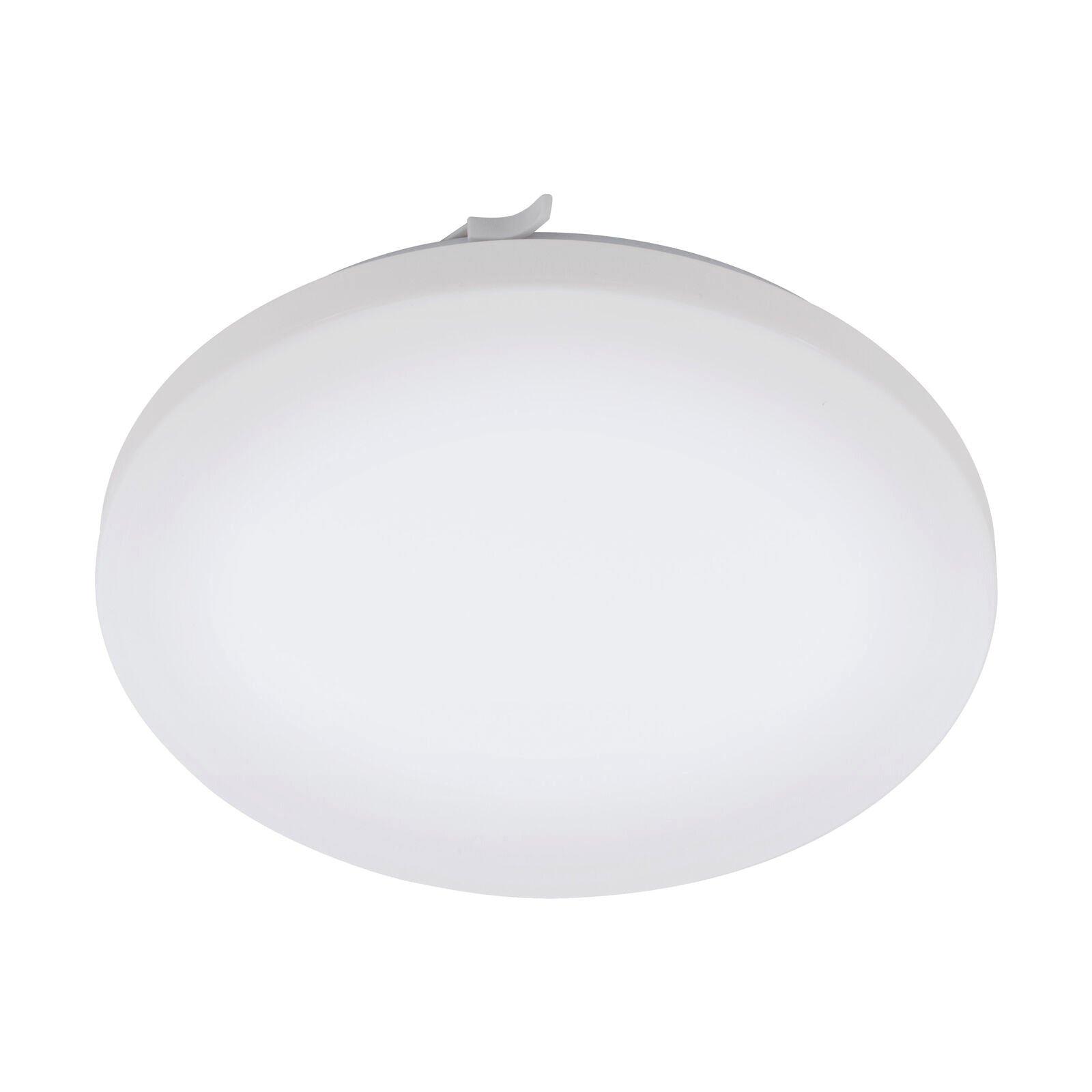 Wall Flush Ceiling Light Colour White Shade White Plastic Bulb LED 17.3W Incl