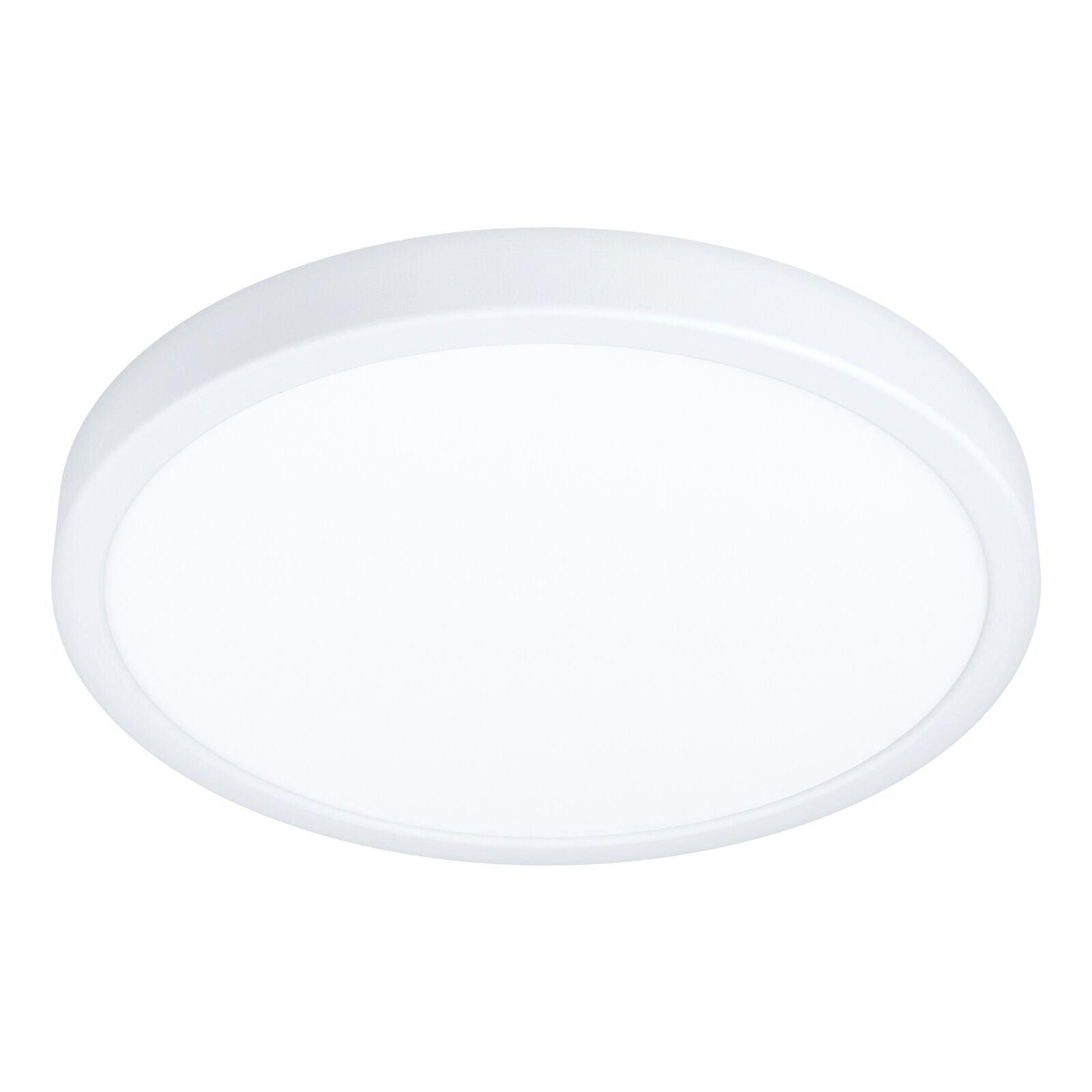 Wall Flush Ceiling Light Colour White Shade White Plastic Bulb LED 20W Included