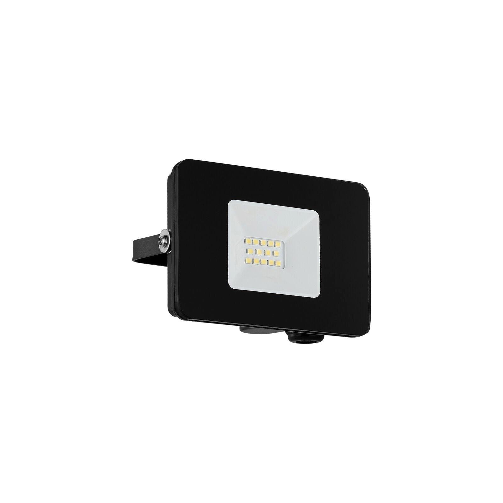 IP65 Outdoor Wall Flood Light Black Adjustable 10W Built in LED Porch Lamp