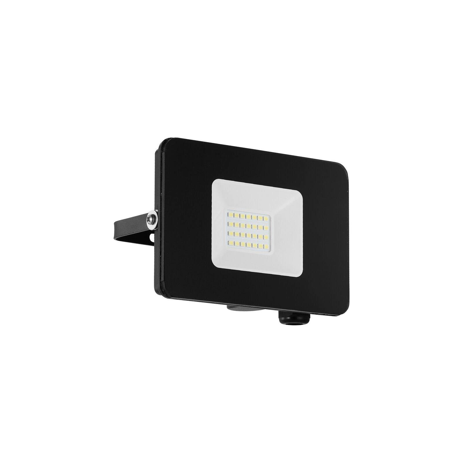 IP65 Outdoor Wall Flood Light Black Adjustable 20W Built in LED Porch Lamp