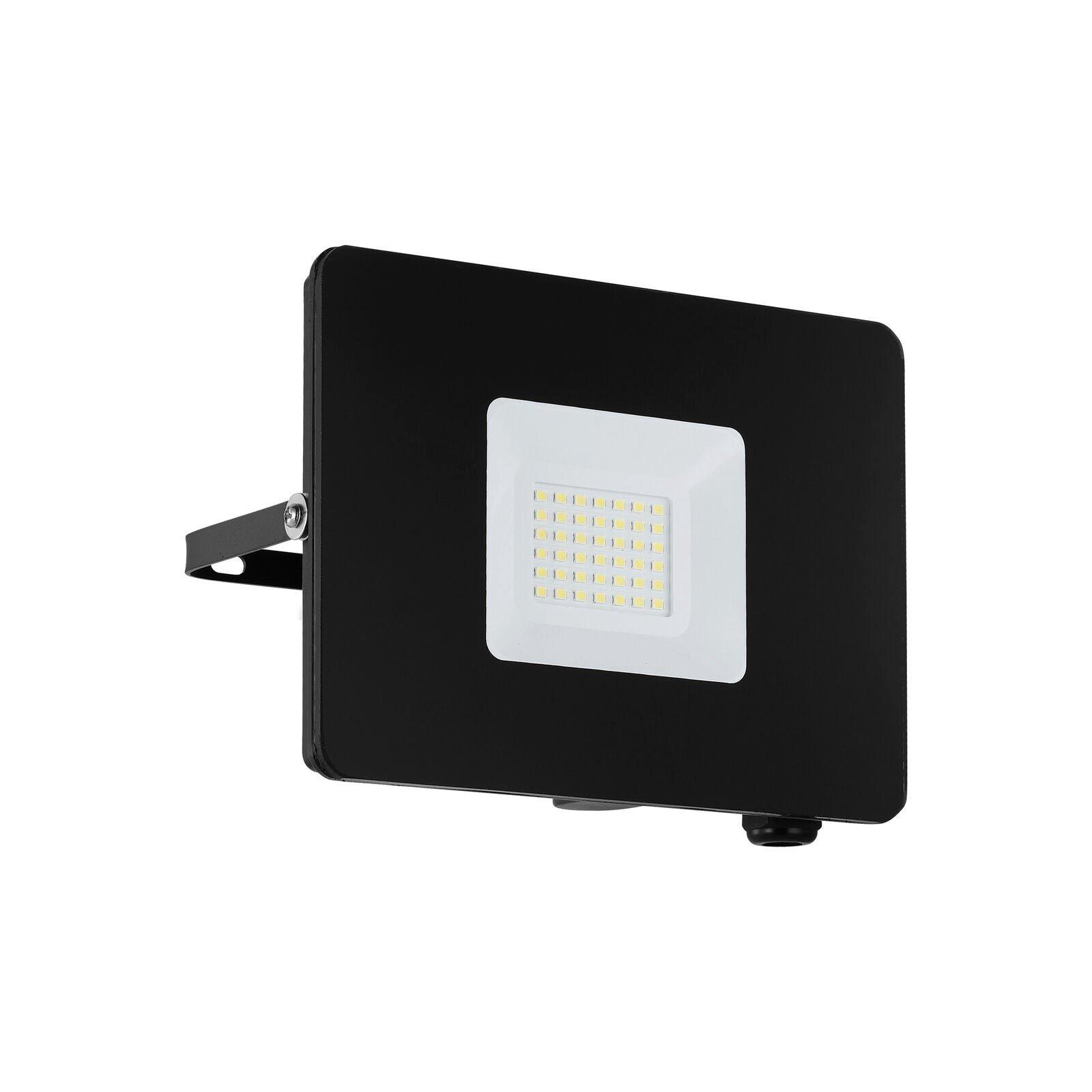 IP65 Outdoor Wall Flood Light Black Adjustable 30W Built in LED Porch Lamp