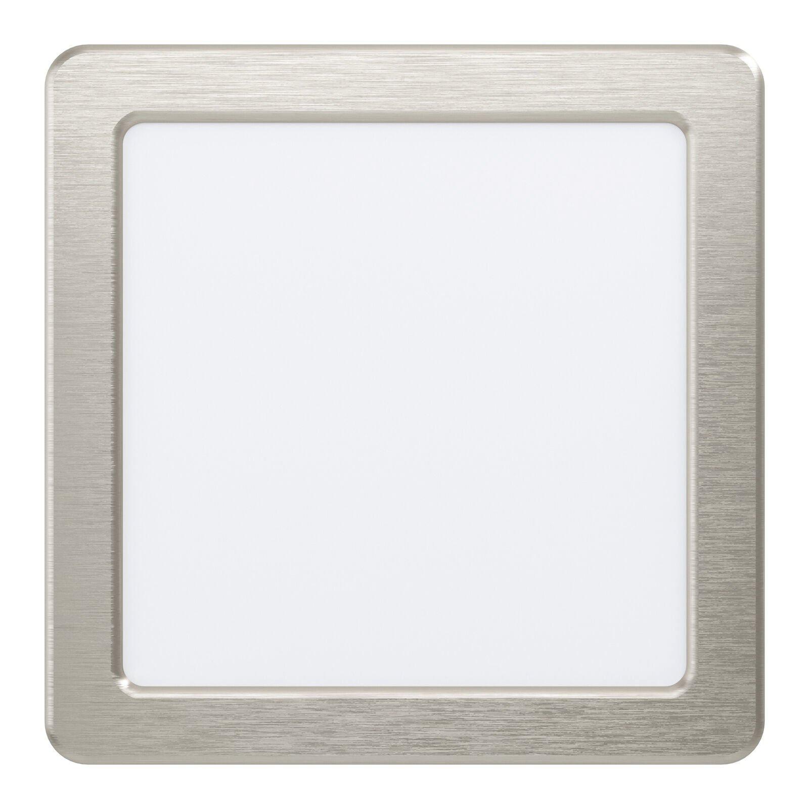 Wall / Ceiling Flush Downlight Satin Nickel Spotlight 10.5W Built in LED