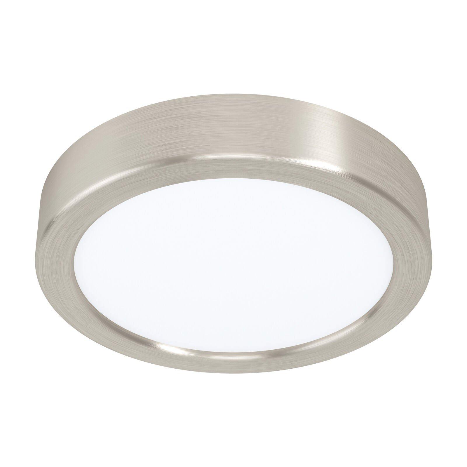 Wall / Ceiling Light Satin Nickel 160mm Round Surface Mounted 10.5W LED 3000K