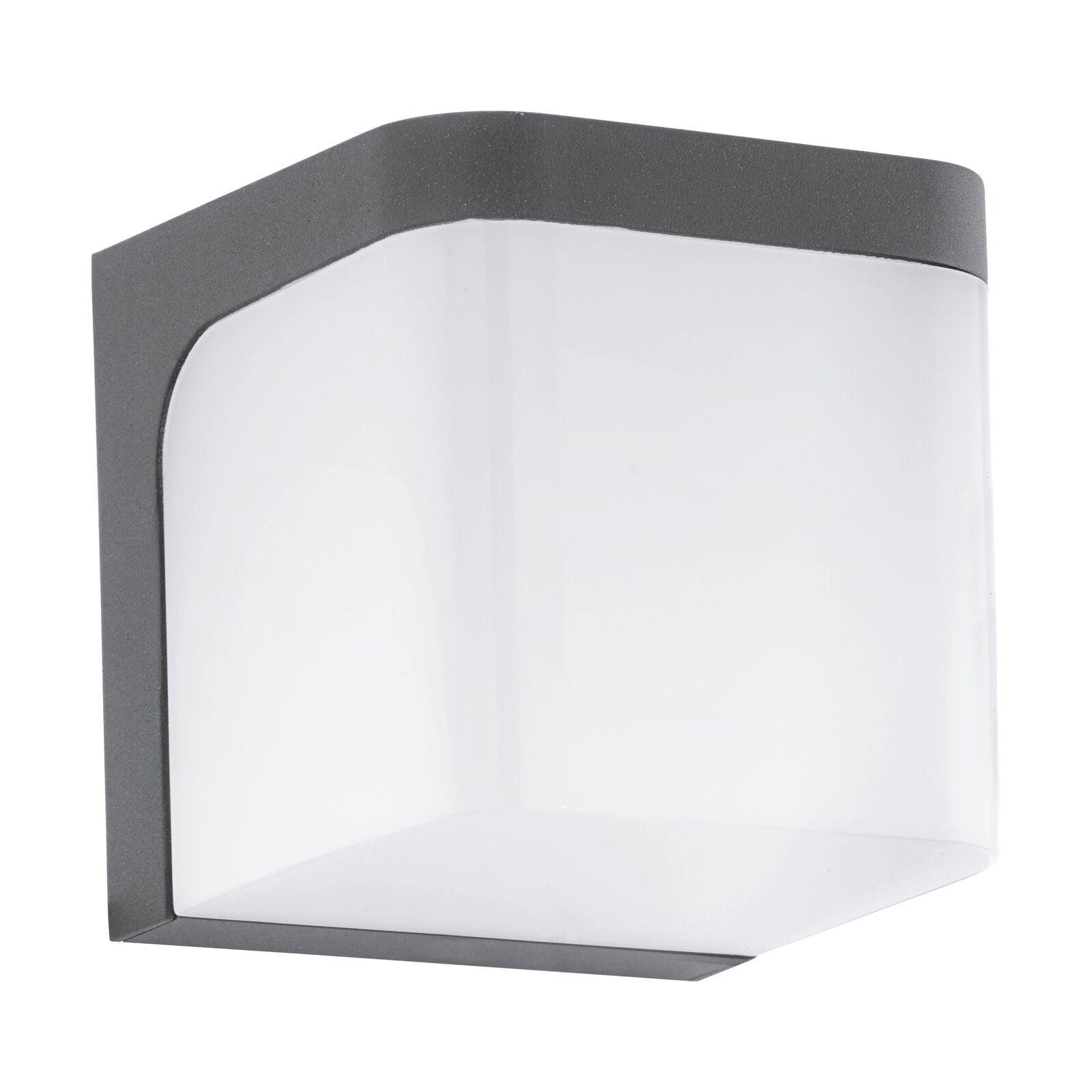 IP44 Outdoor Wall Light Anthracite Cast Aluminium 6W Built in LED Lamp