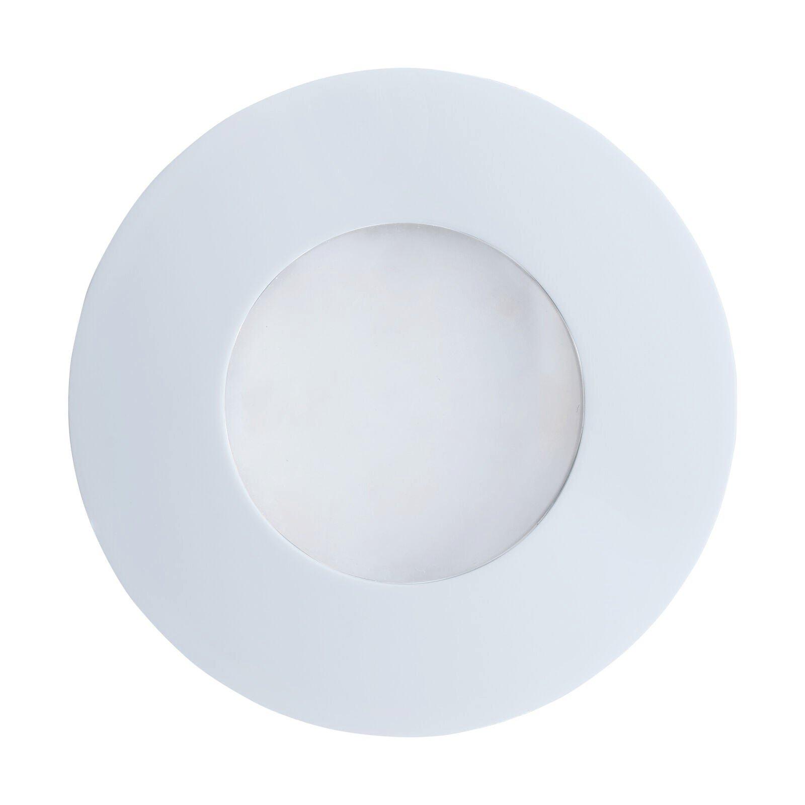 IP65 Recessed Outdoor Wall Light White Cast Aluminium 1 x 5W GU10 Bulb