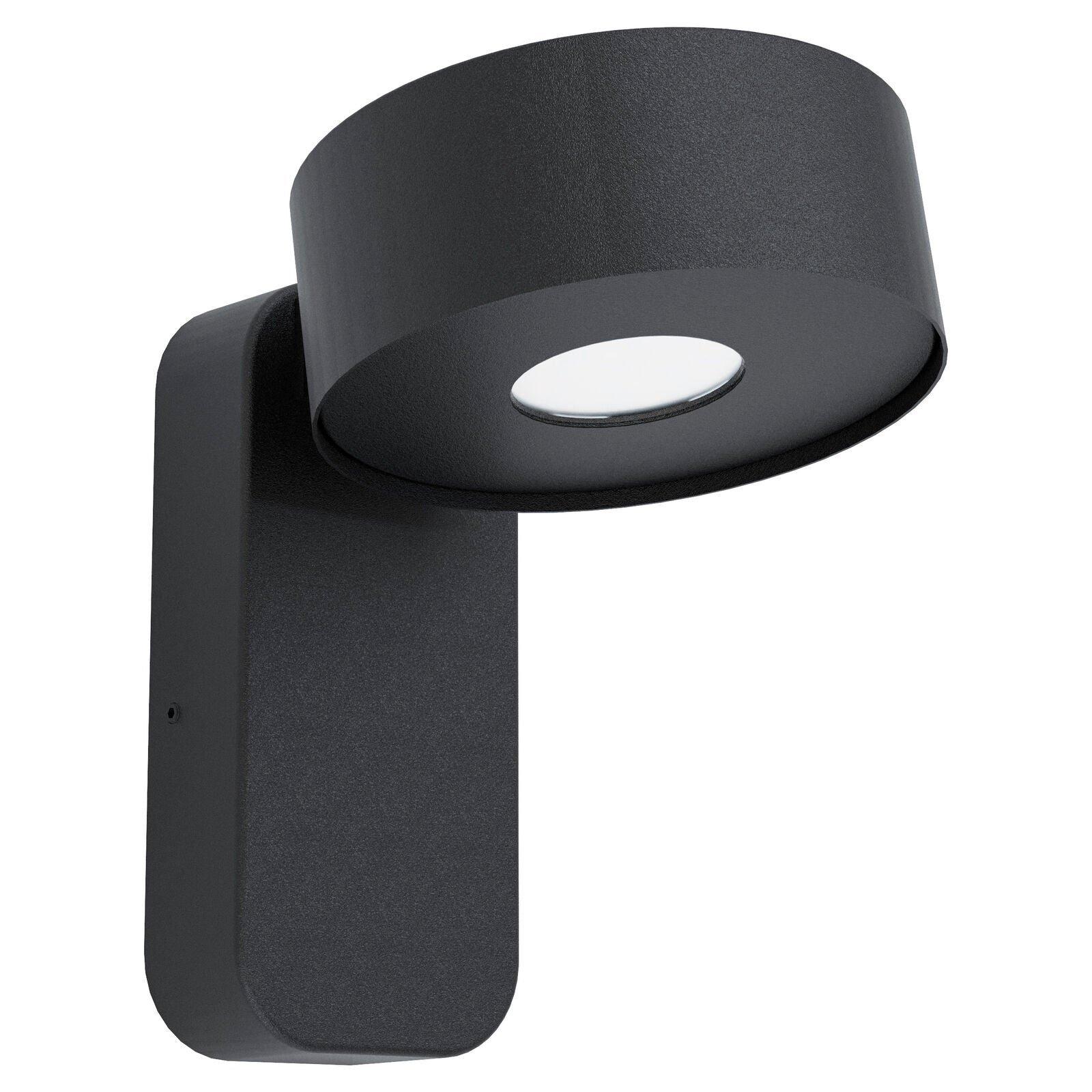 IP44 Outdoor Wall Light Black Zinc Steel 6W Built in LED Porch Lamp