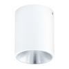 Loops Wall / Ceiling Light White & Silver Round Downlight 3.3W Built in LED thumbnail 1