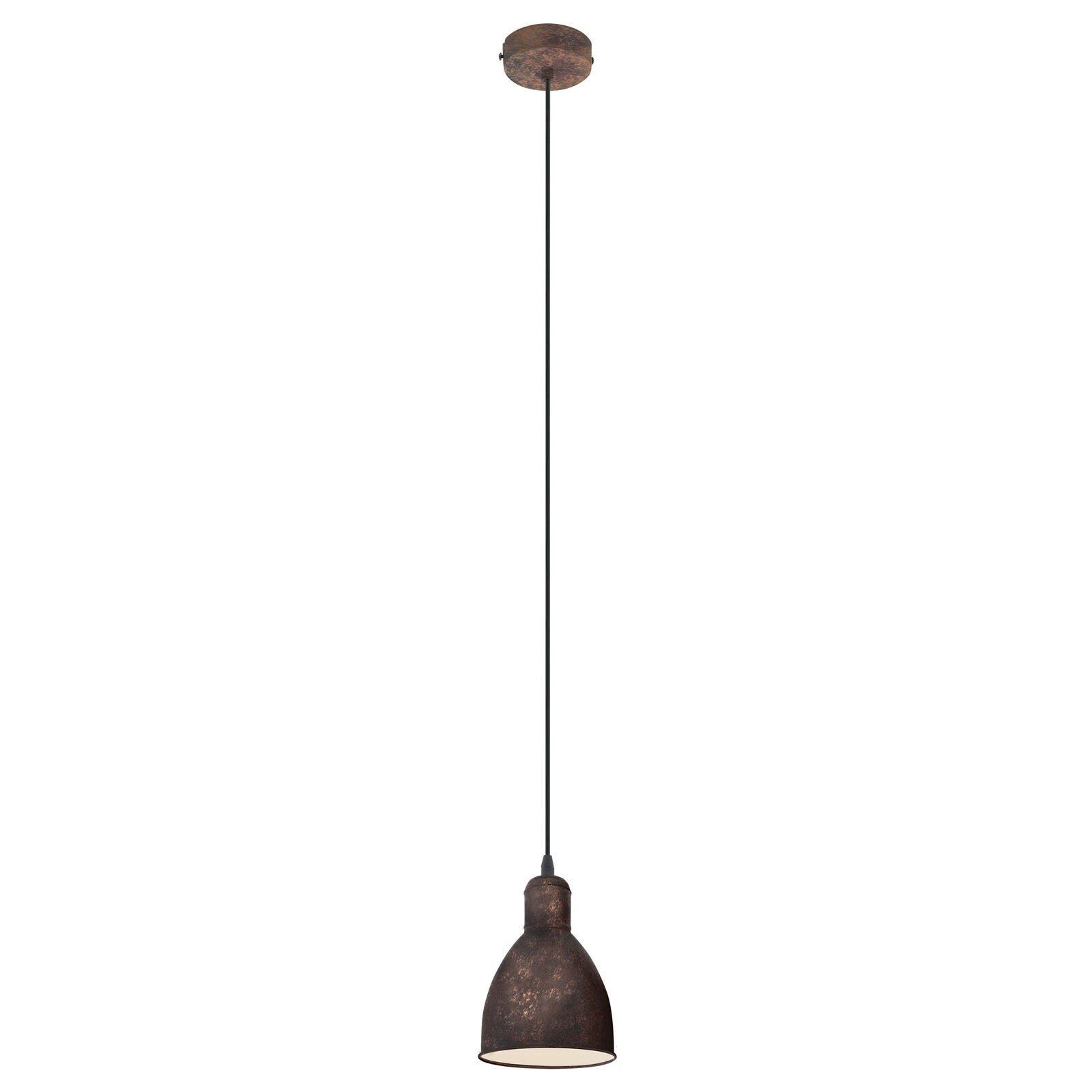 Hanging Ceiling Pendant Light Antique Copper Shade 1 x 40W E27 Bulb Feature
