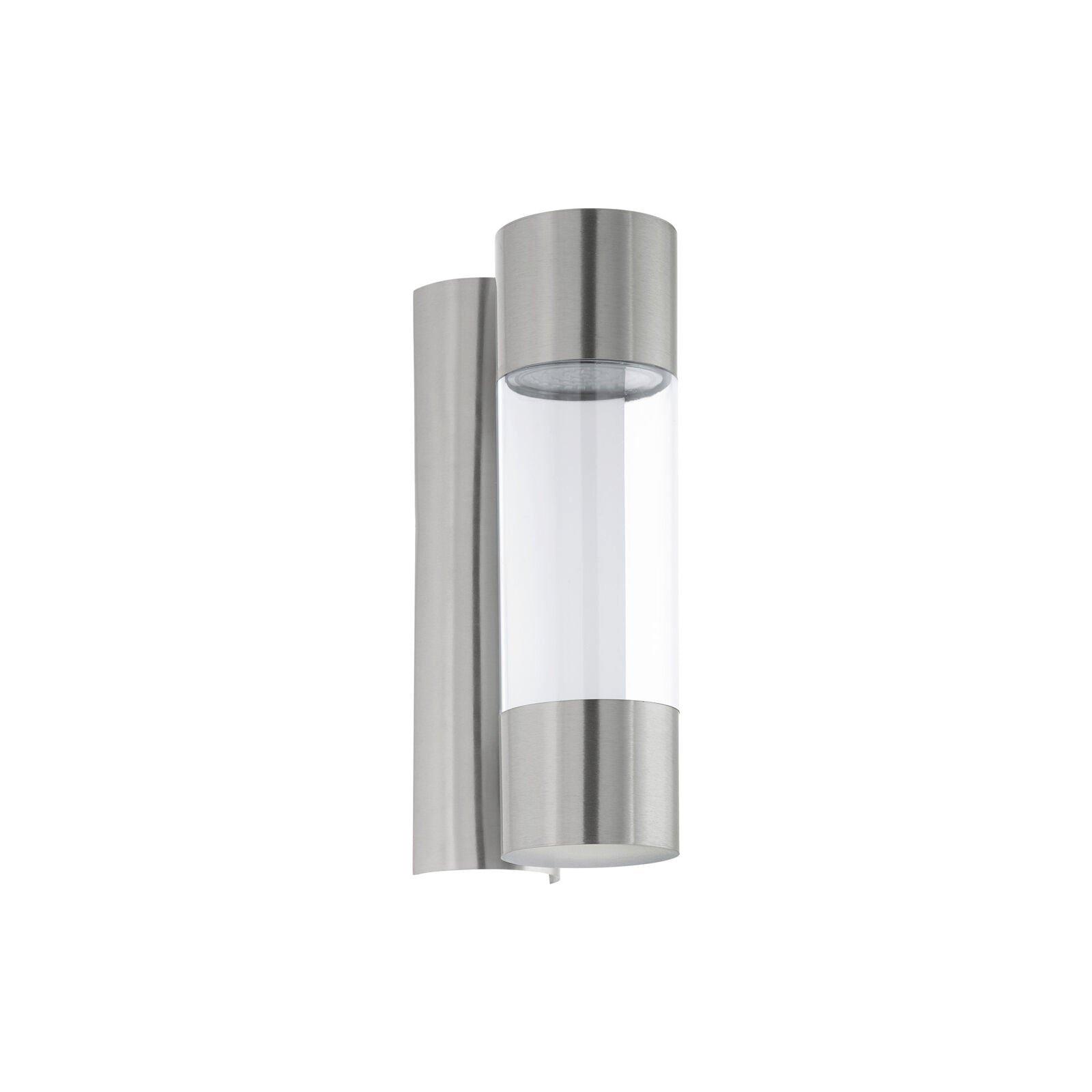 IP44 Outdoor Wall Light Stainless Steel / Glass 3.7W Built in LED Porch Lamp