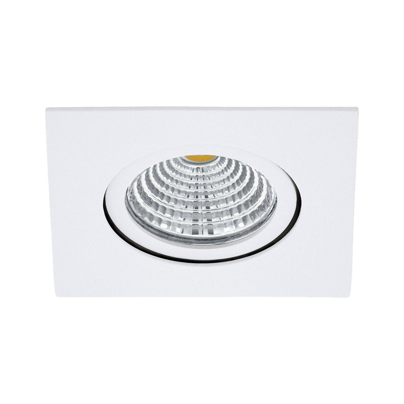 Wall & Ceiling Flush Downlight White Recess Spotlight 6W Built in LED