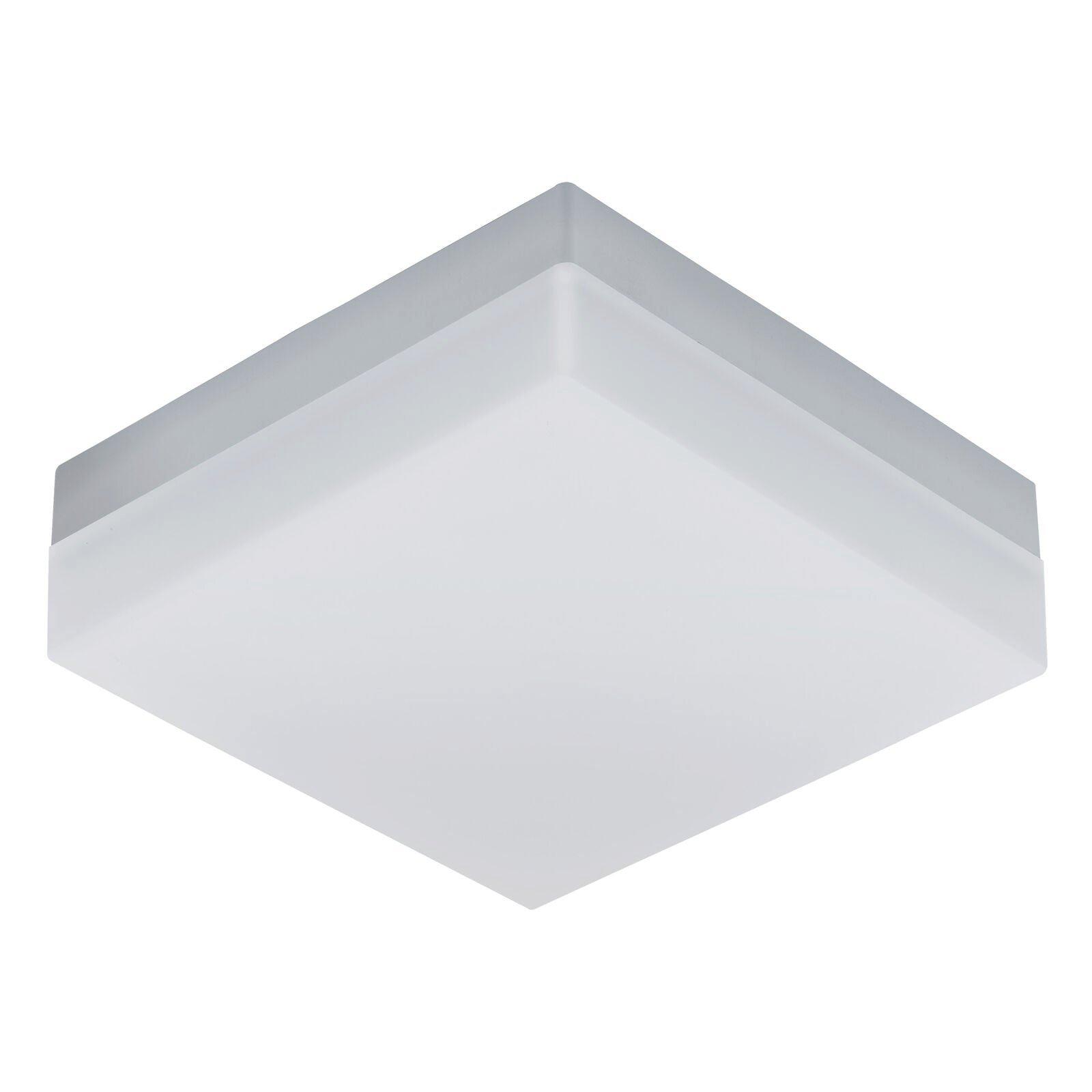 IP44 Outdoor Wall Light White Plastic 8.2W Built in LED Porch Lamp