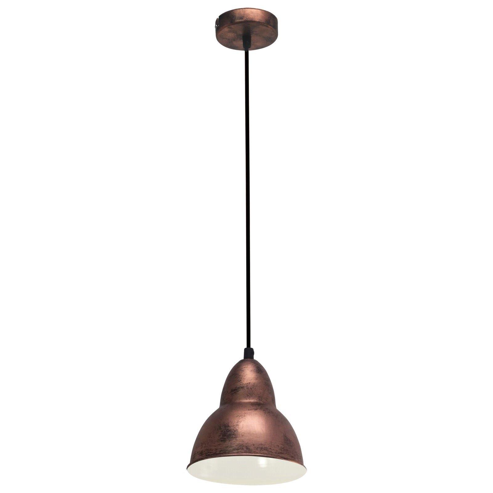 Hanging Ceiling Pendant Light Antique Copper Industrial Shade 1 x 40W E27 Bulb