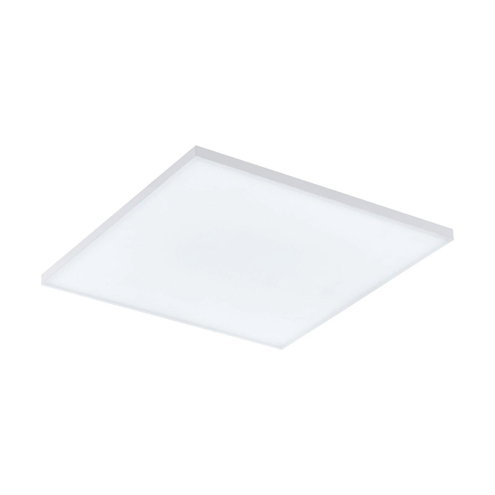 450mm Modern Sleek Ceiling Light White Slim Square Low Profile 20W LED 4000K