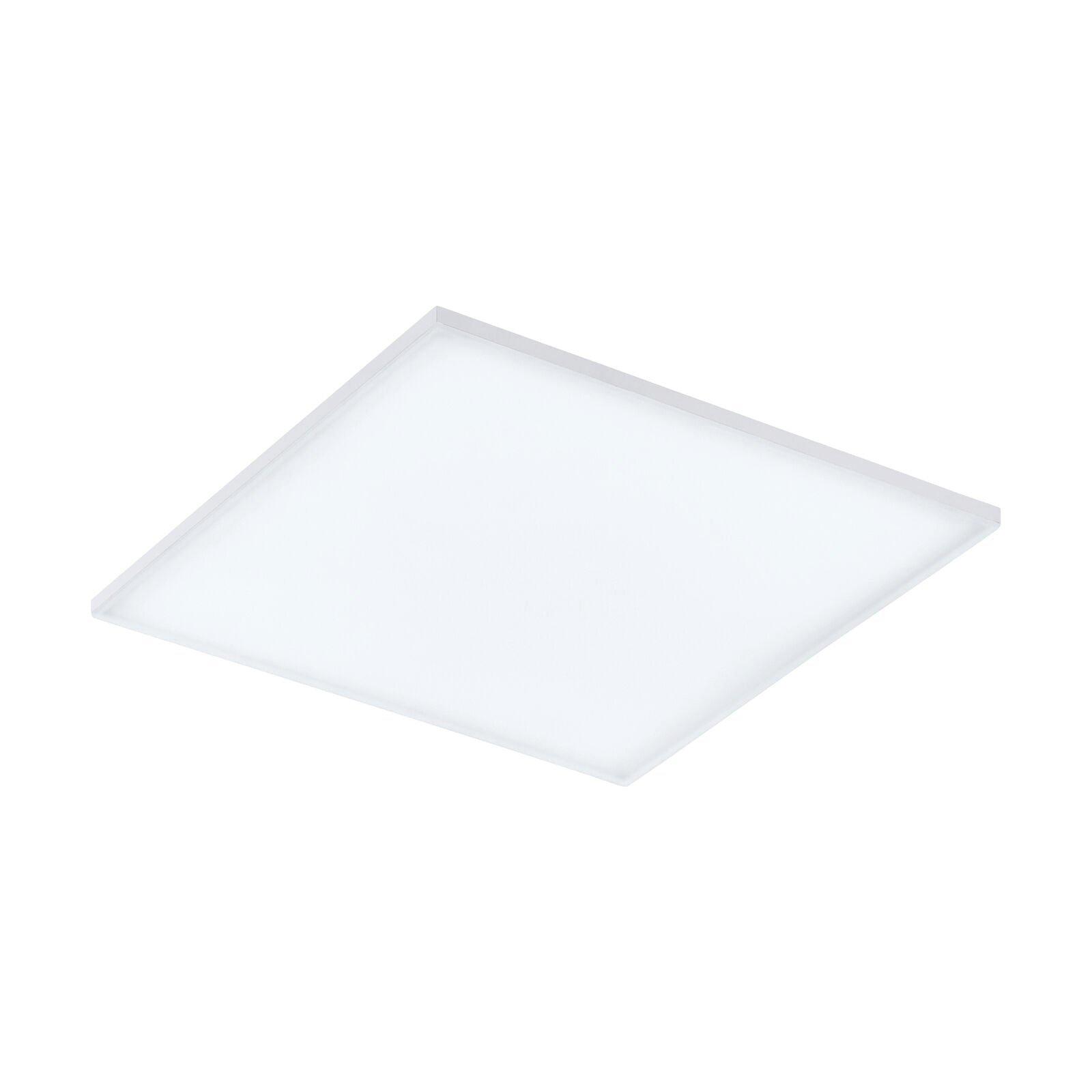 595mm Modern Sleek Ceiling Light White Slim Square Low Profile 33W LED 4000K
