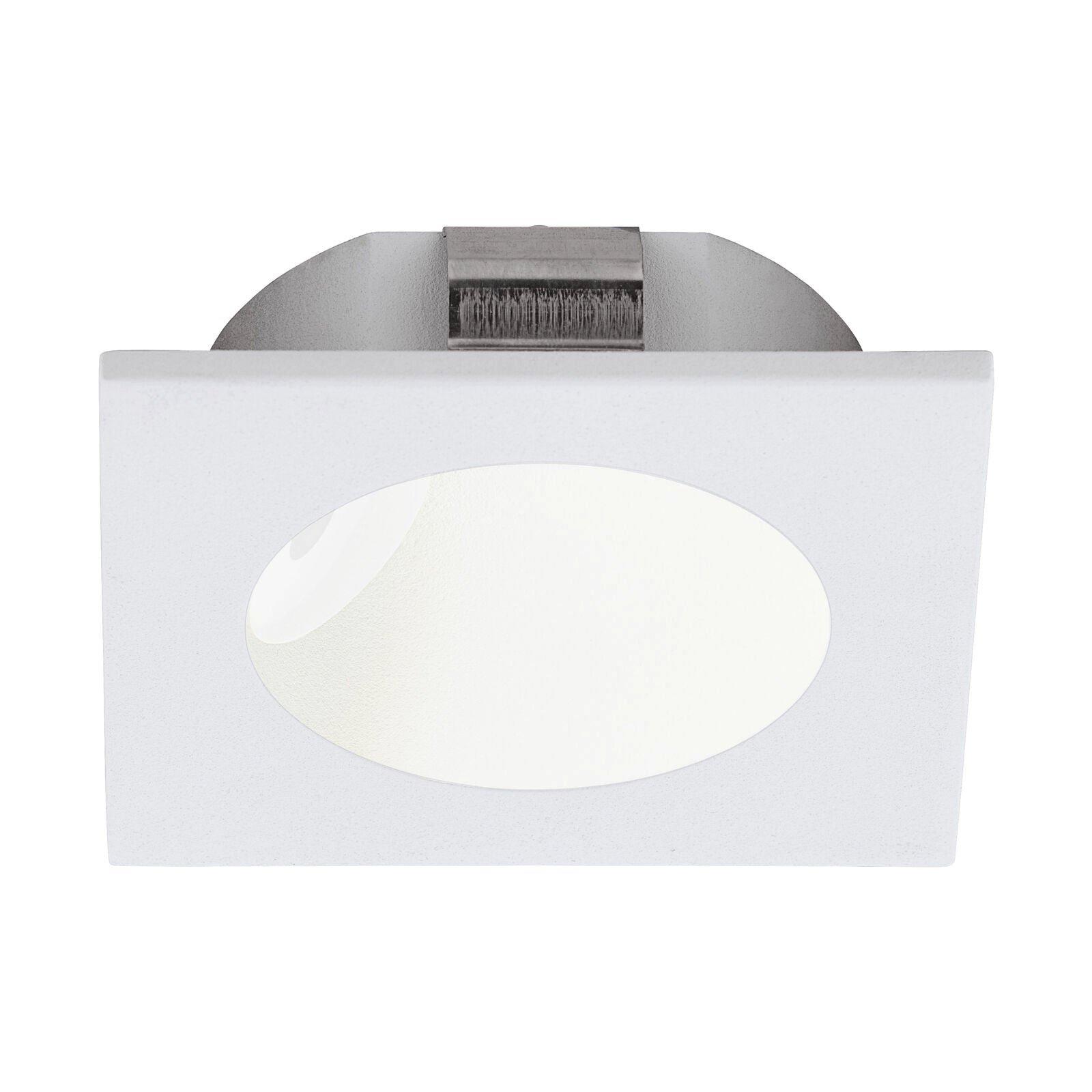 Wall / Ceiling Flush Downlight White Cast Aluminium 2W Built in LED