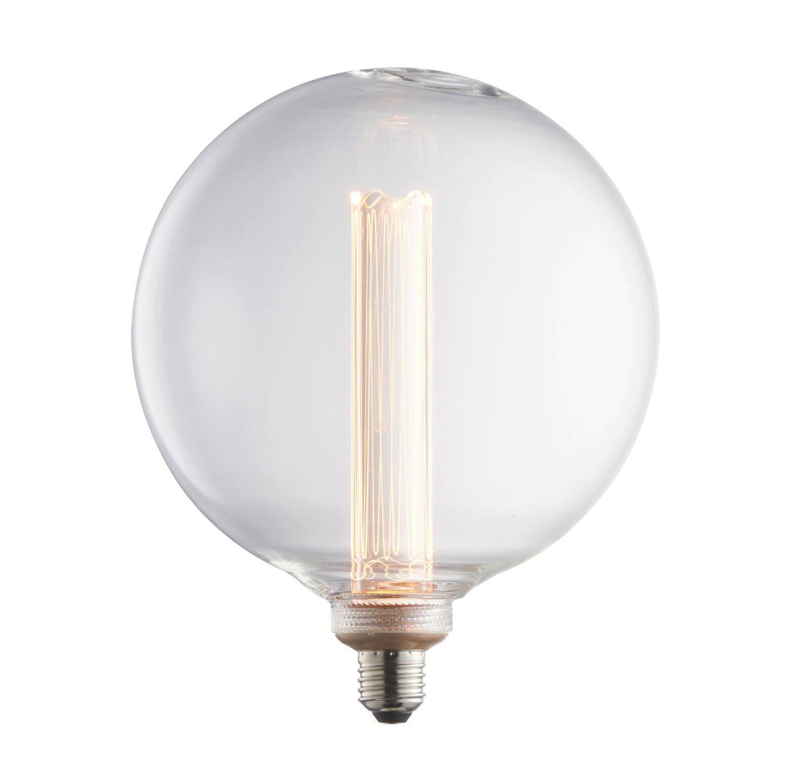 LED Filament Lamp Bulb Clear Glass 2.8W LED E27 Warm White Globe Bulb