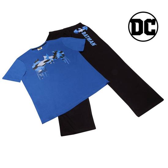 DC Comics Batman Camo Drip Logo Men's Long Pyjamas Set 4