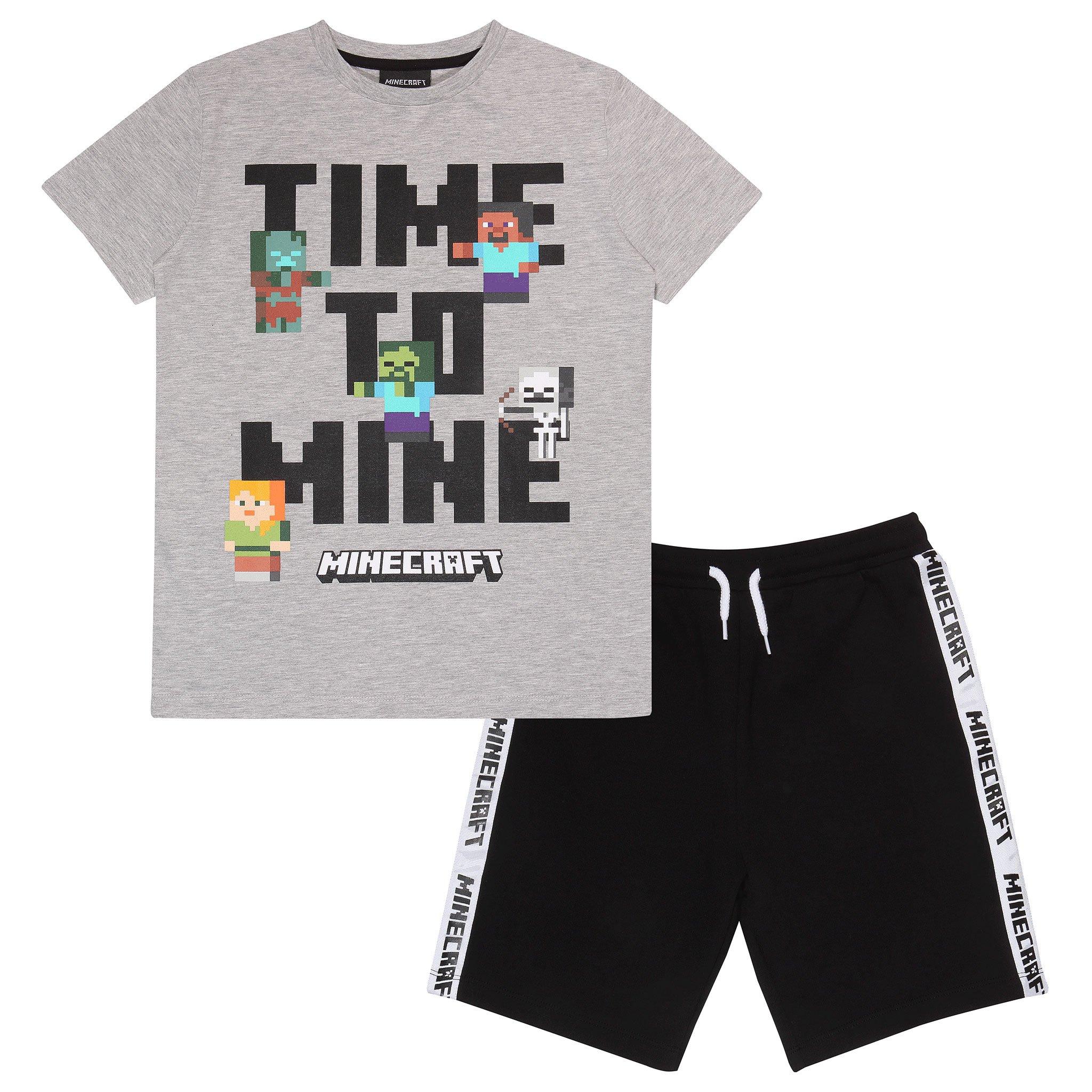 Time to Mine Shorts and T-Shirt Set