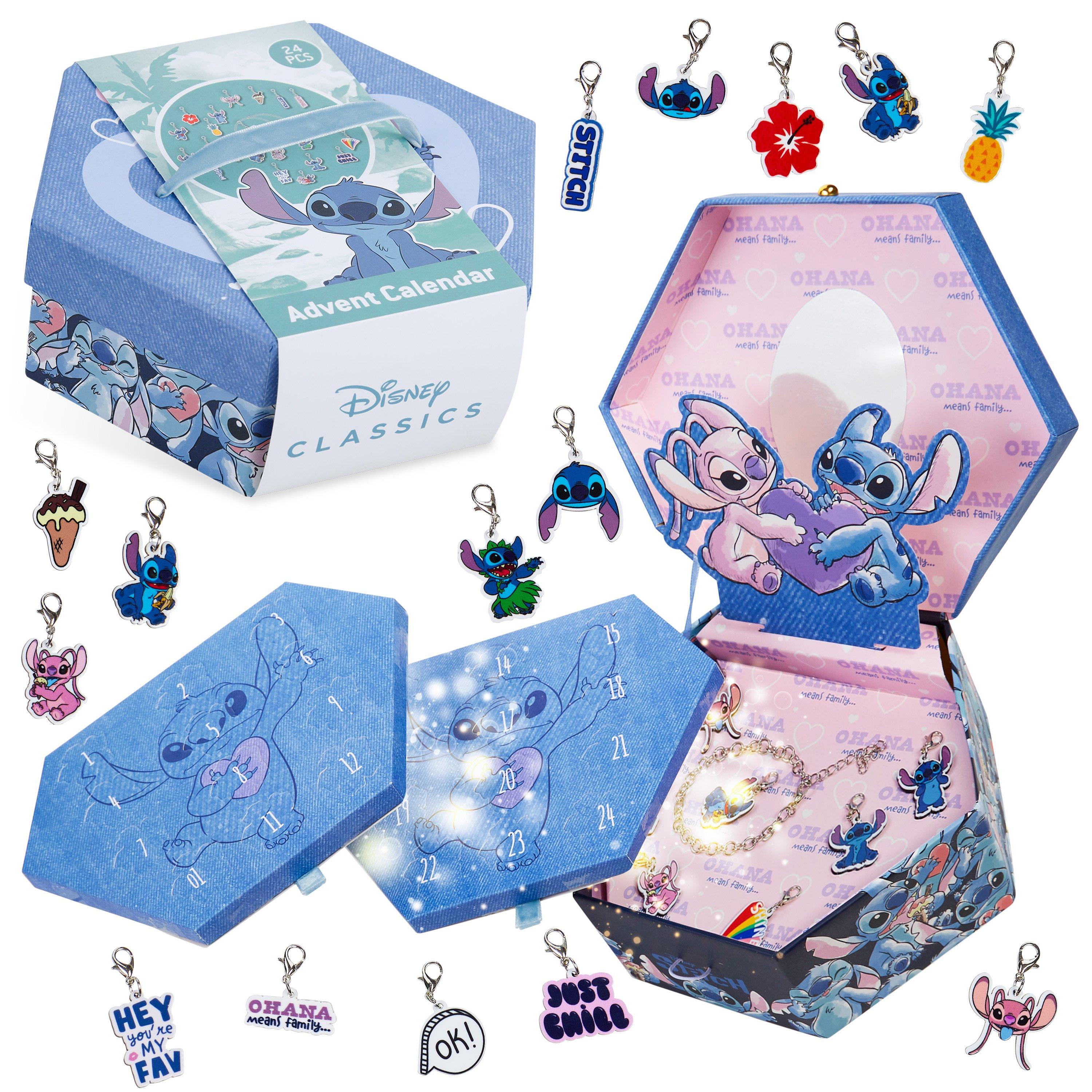 Disney Stitch Advent Calendar 2023 Stationery Toy Accessories Stickers Kids  Lilo and Stitch Kids Advent Calendar (Blue Stitch Stationery) :  : Home & Kitchen
