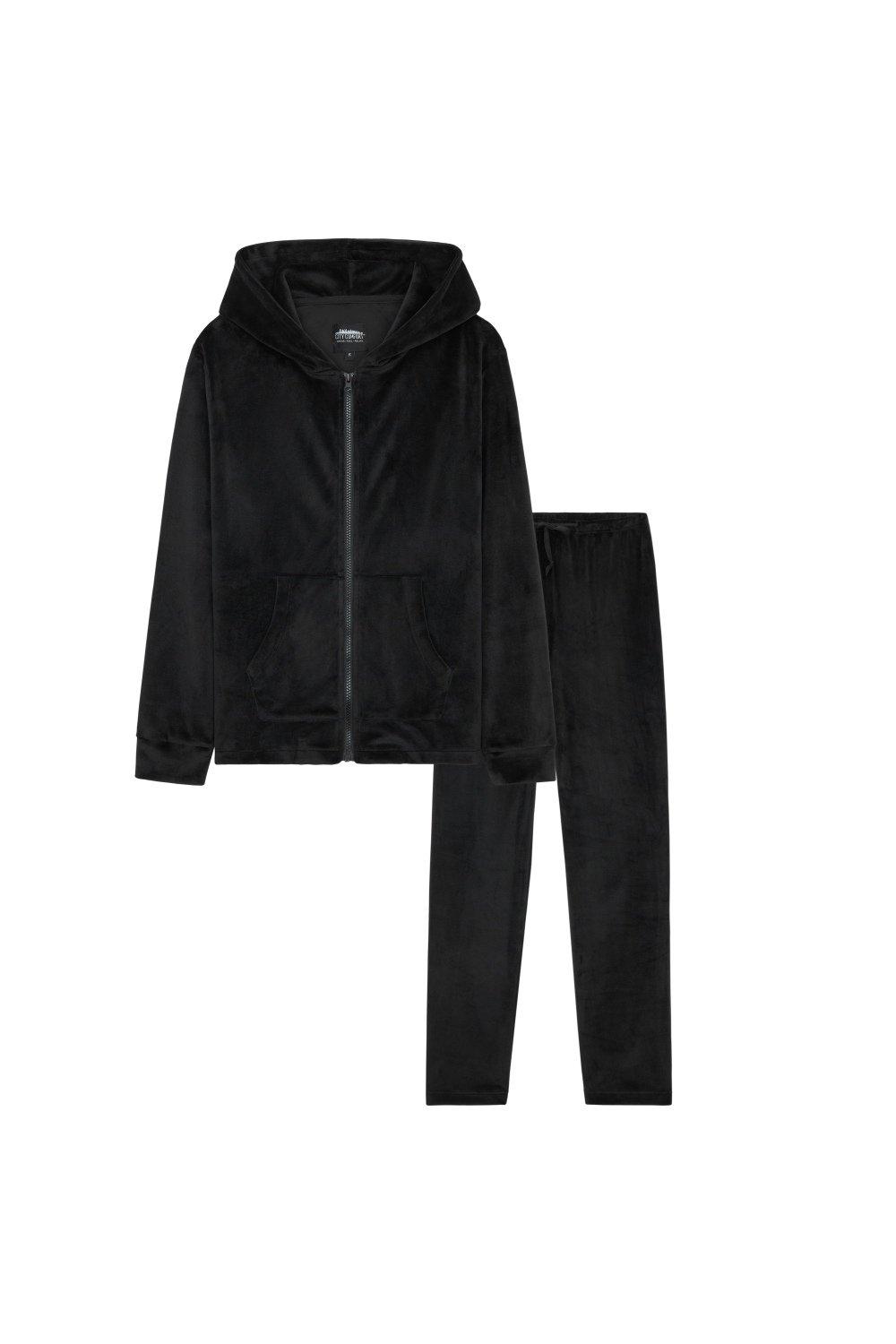 Hers Funnel Zip & Jogger Tracksuit Set, Boohoo