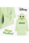 Disney The Mandalorian Baby Yoda Kids Hoodie Blanket And Cushion 2-In-1 thumbnail 4