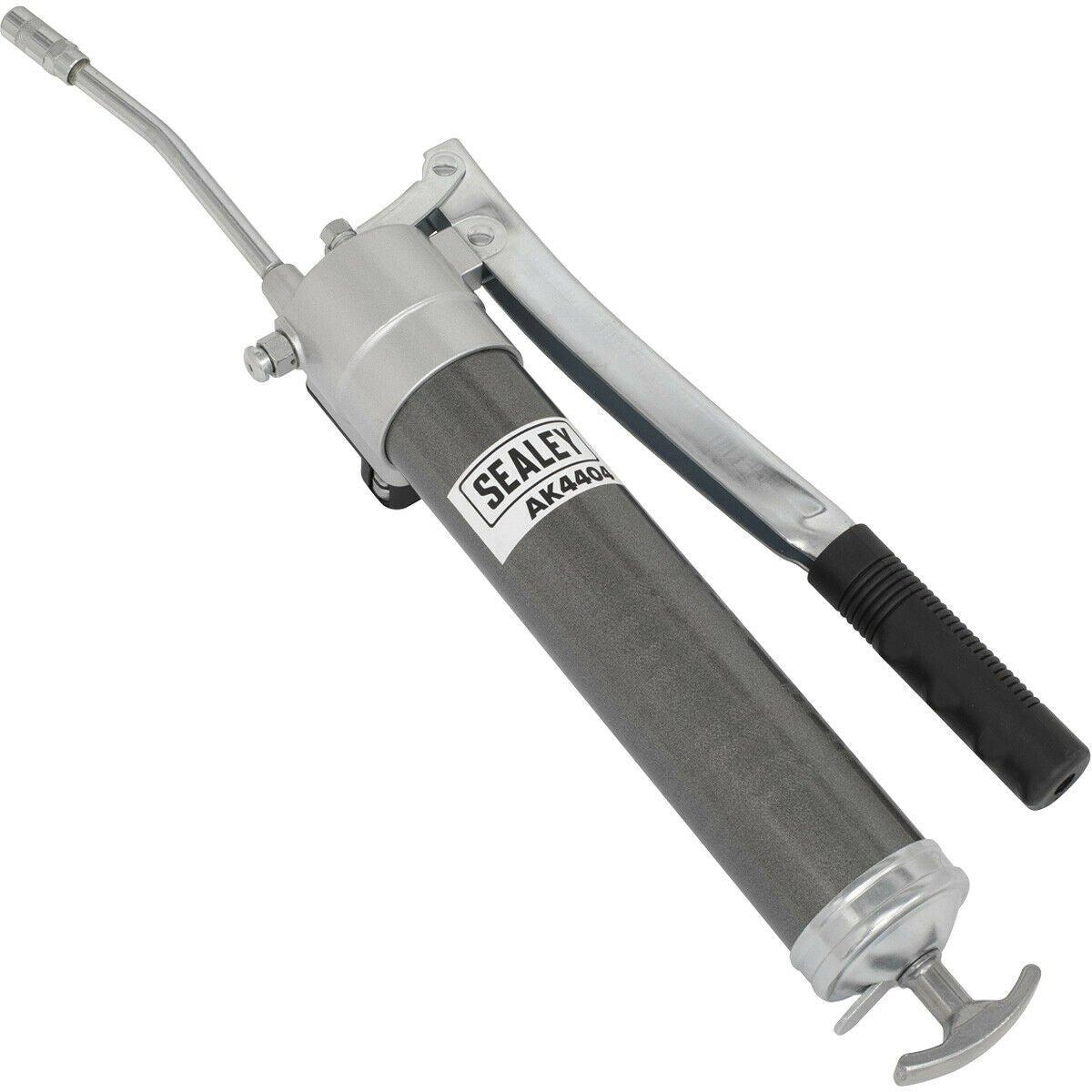 Side Lever Grease Gun with Quick Release - 3-Way Fill - Rigid Delivery Tube