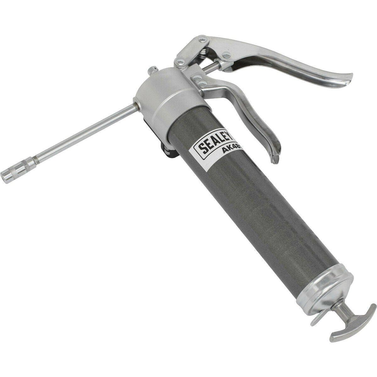 Quick Release Pistol Type Grease Gun - 3-Way Fill - Rigid Delivery Tube