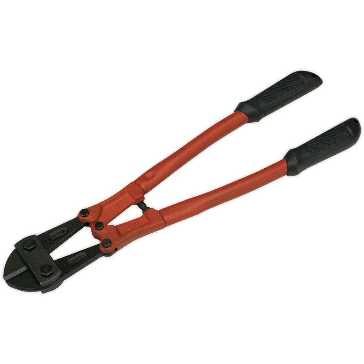 450mm Bolt Cropper - 8mm Jaw Capacity - Chromoly Steel Jaws - Rubber Grips