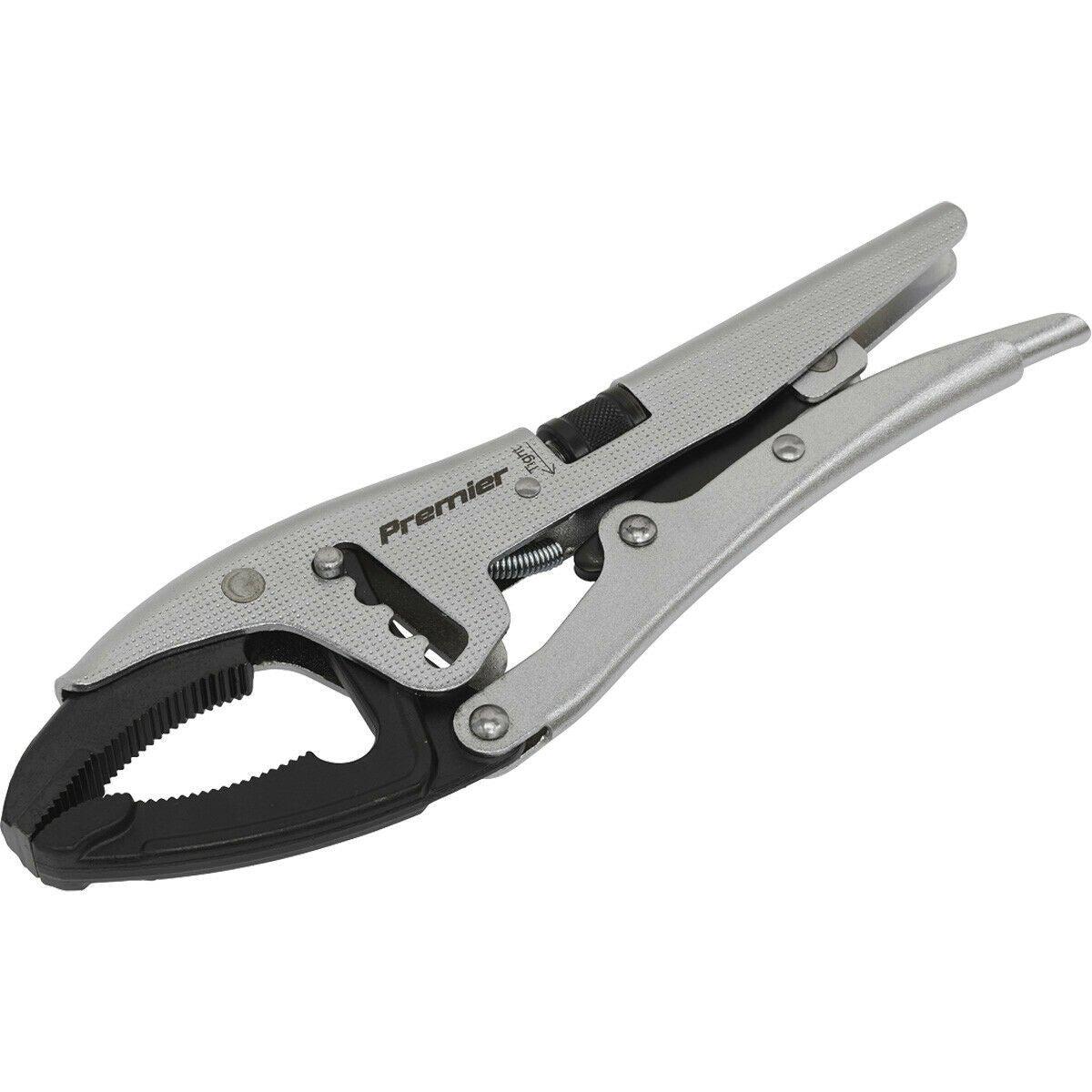 250mm Extra-Wide Opening Locking Pliers - 90mm Jaw Capacity - Chrome Molybdenum